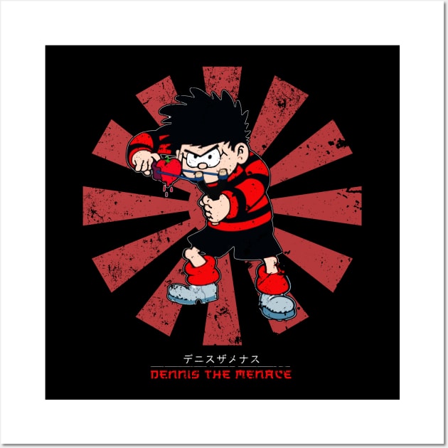 Dennis The Menace Retro Japanese Wall Art by Nova5